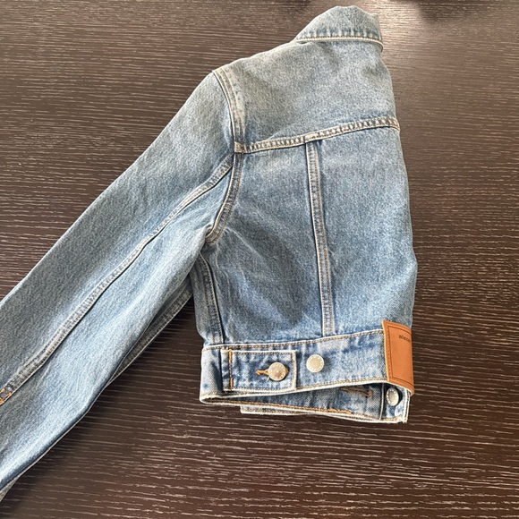 Alexander Wang Light Blue Shrunken Trucker Jacket - Picture 3 of 7